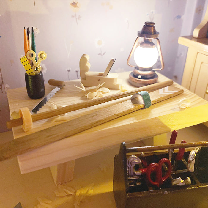 Miniatur Ski handgefertigt