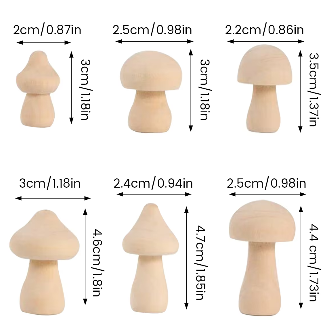 Miniatur Pilze natur