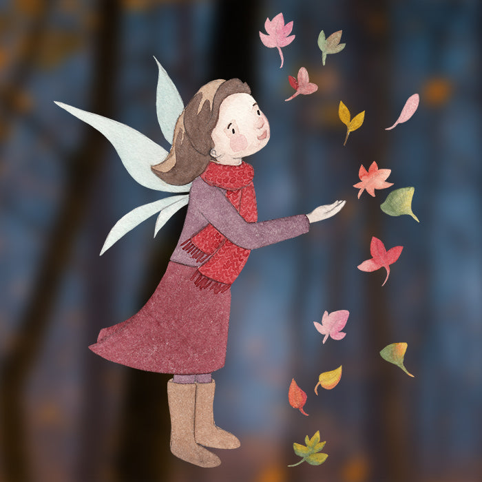 Fensterbild Herbstfee