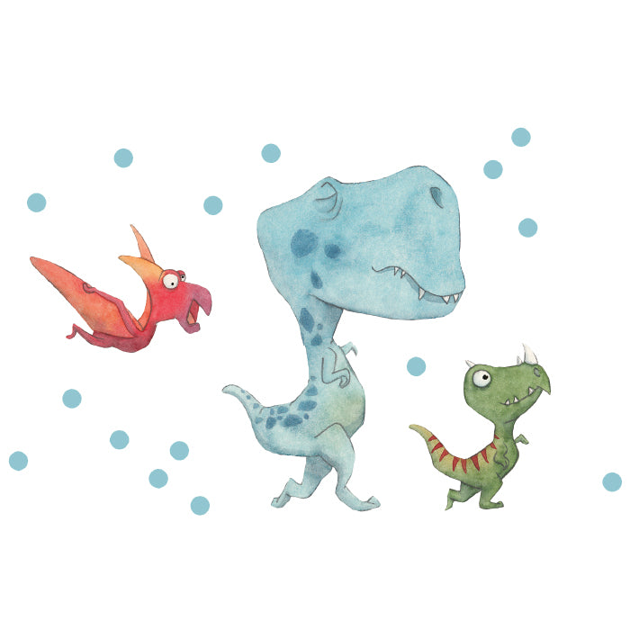 Fensterbild Dinos