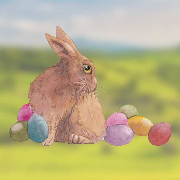 Fensterbild Hase Fritz