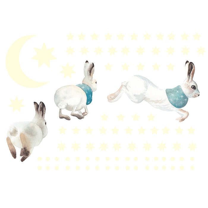 Leuchtsticker Hasenhimmel