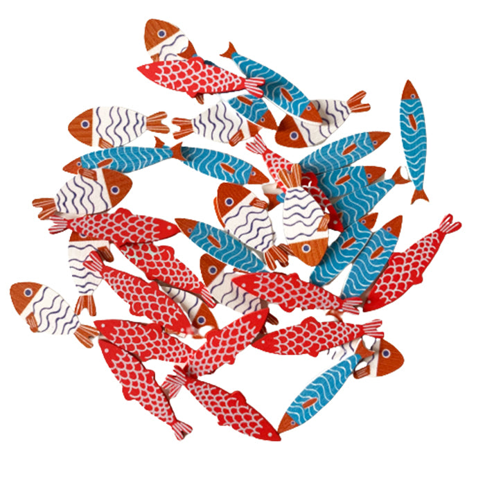 Miniatur Fische Holz