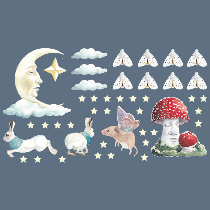 Leuchtsticker Zauberwald