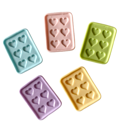 Miniatur Backbleche bunt