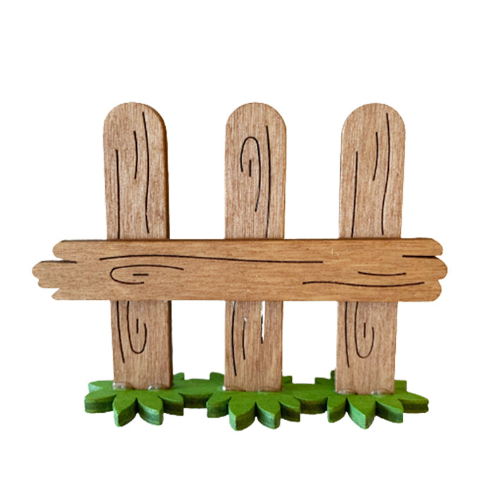 Miniatur Holzzaun