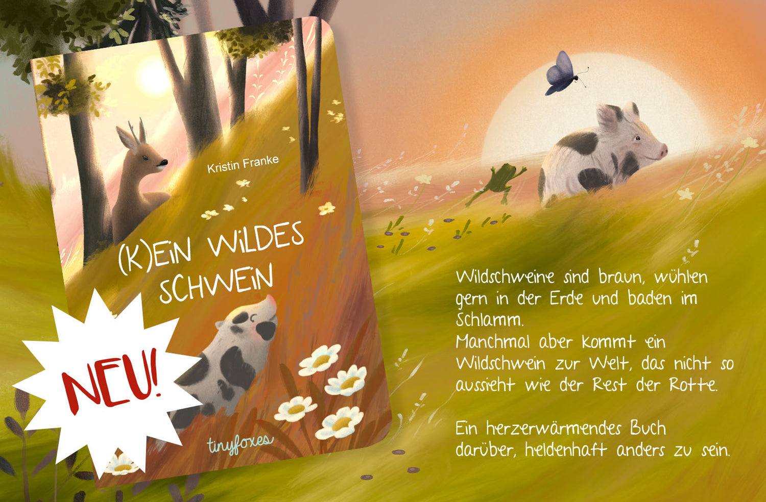 Kein wildes Schwein - das neue Kinderbuch von Kristin Franke