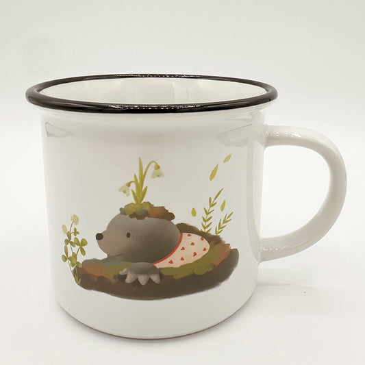 Tasse Maulwurf buddelt