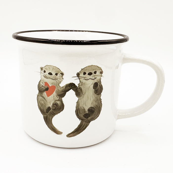 Tasse Fischotter verliebt