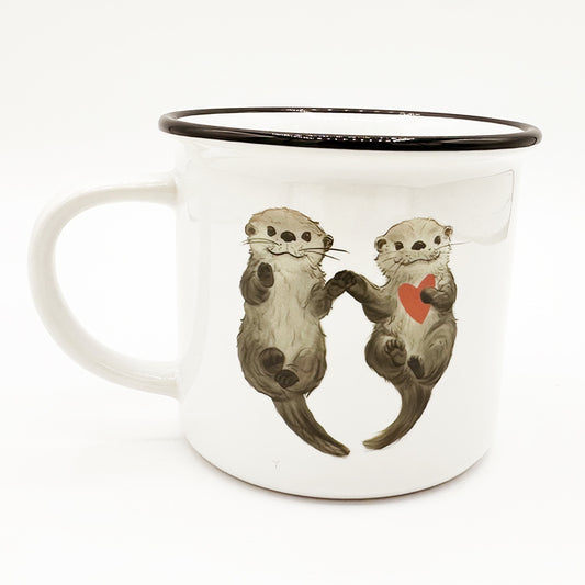 Tasse Fischotter verliebt