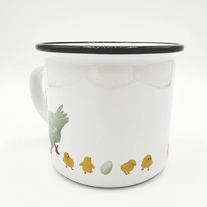 Tasse Henne mit Küken