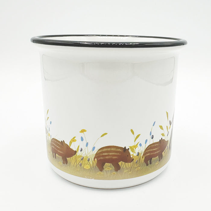 Tasse Wildschwein und Frischlinge
