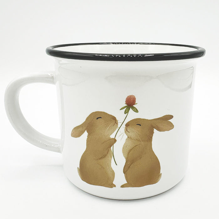 Tasse Verliebte Hasen