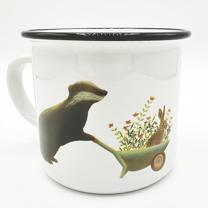 Tasse Dachs geht spazieren