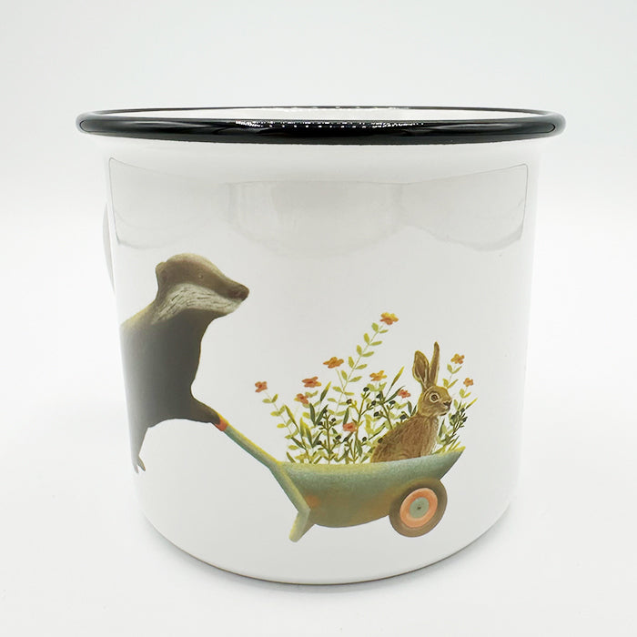 Tasse Dachs geht spazieren