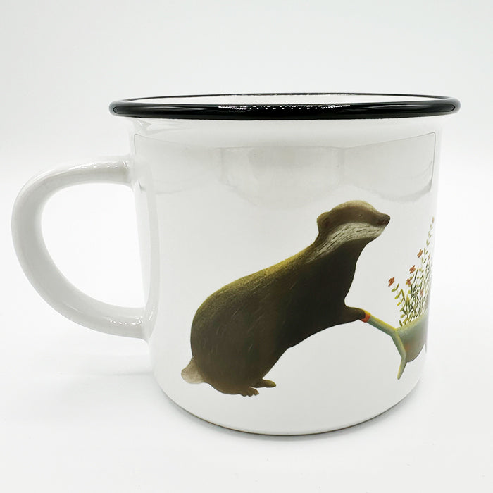 Tasse Dachs geht spazieren
