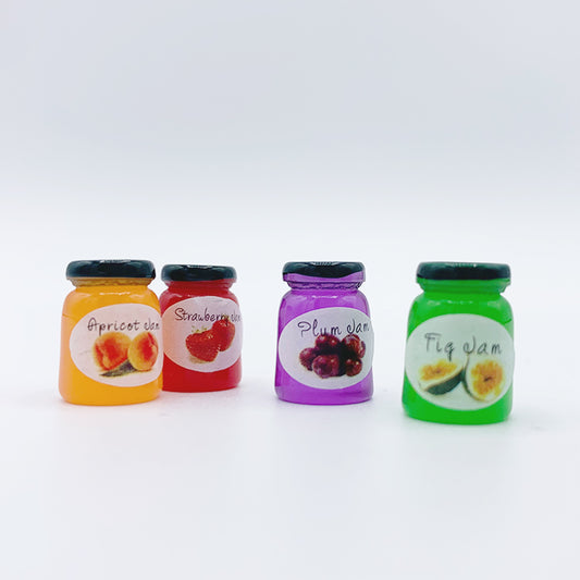 Miniatur Marmeladengläser