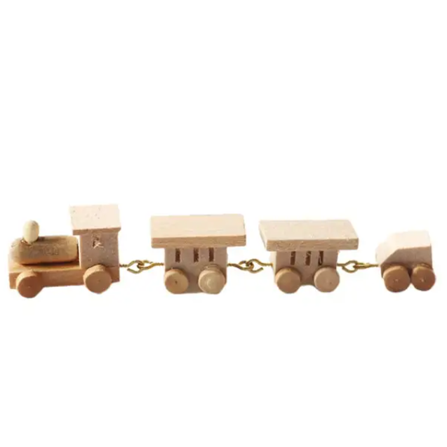 Miniatur Holz-Eisenbahn