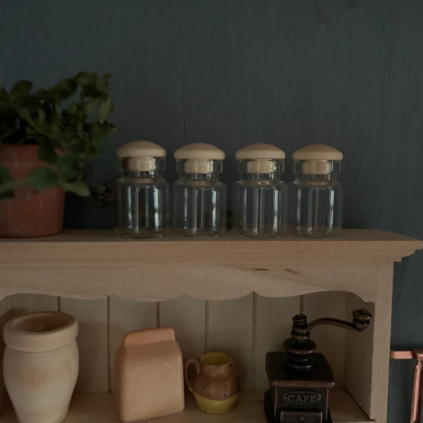 Miniatur Vorratsgläser 4er Set