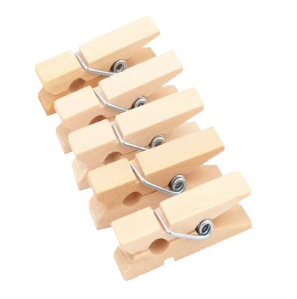 Miniatur Wäscheklammer 5er-Set