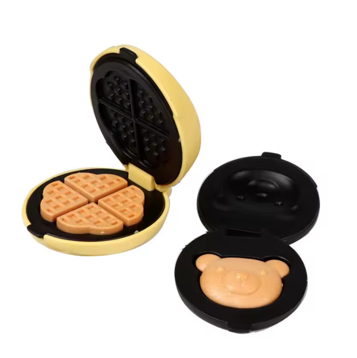 Miniatur Waffeleisen gelb