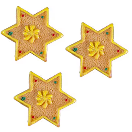 Miniatur Stern-Plätzchen