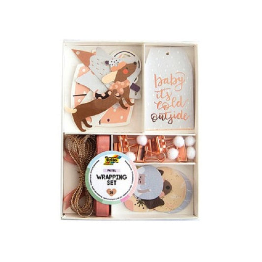 Wrapping Set "Pastell" 38-teilig
