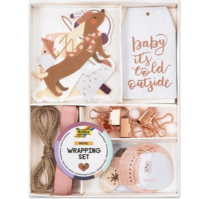Wrapping Set "Pastell" 38-teilig
