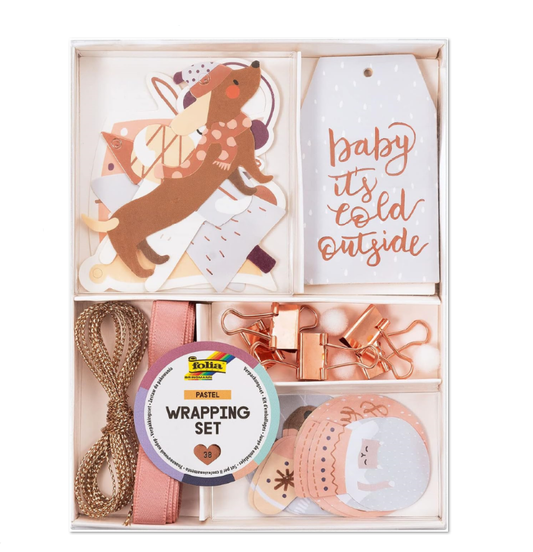 Wrapping Set "Pastell" 38-teilig