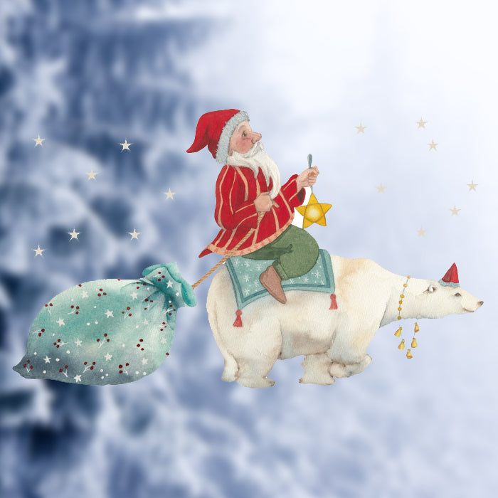 Fensterbild Weihnachtsreise