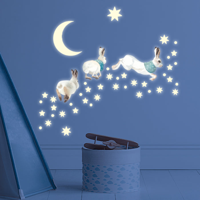 Leuchtsticker Hasenhimmel