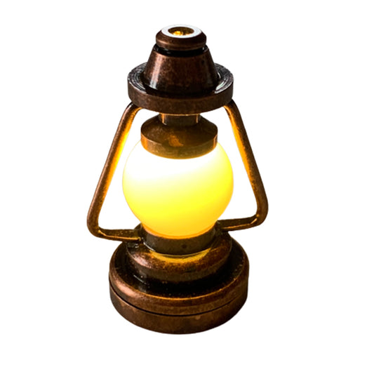 Miniatur Laterne mit LED klein